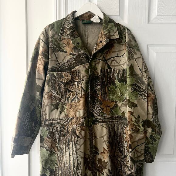 Cabela's Real Tree Green Camo Camouflage USA Hunting Suit Coveralls XL Regular - Picture 11 of 11